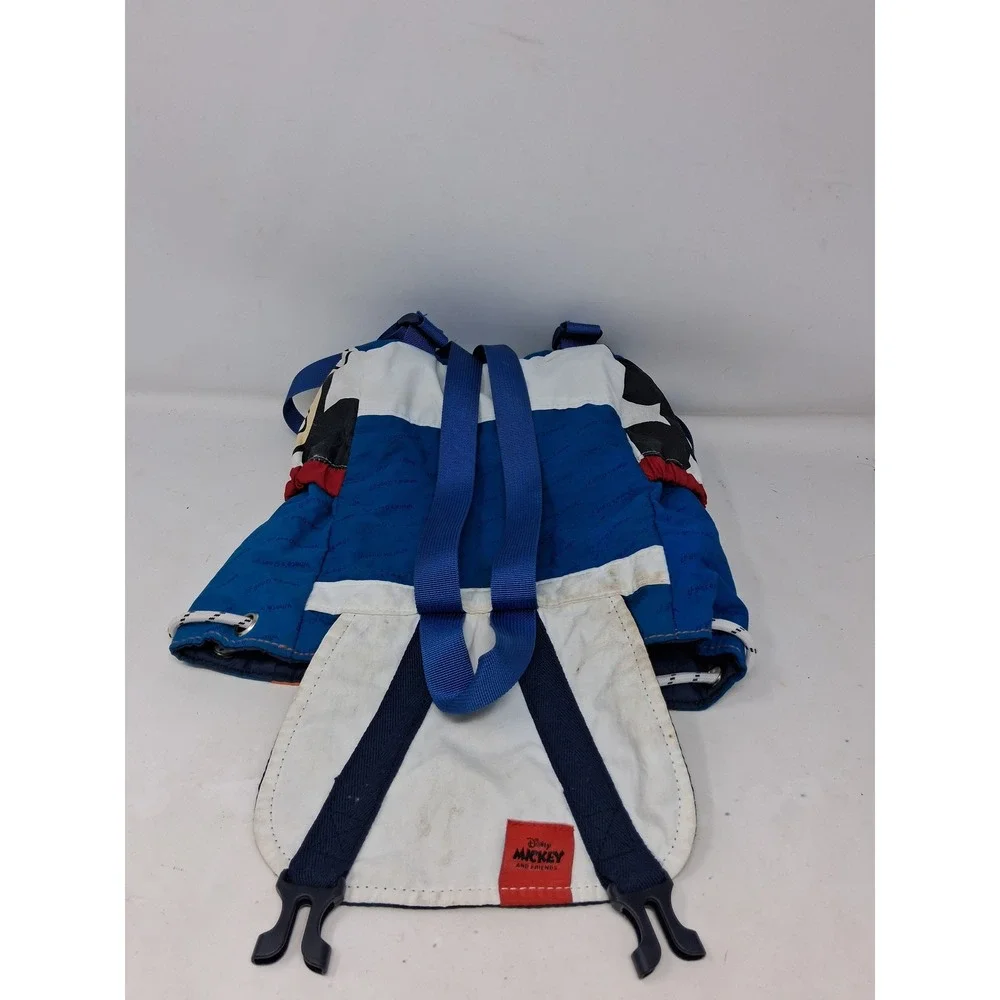 Disney Mickey Mouse and Friends Colorblock Backpack Rucksack Blue Orange Goofy